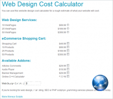 Калькулятор создания сайтов – привлекательный сервис для клиентов