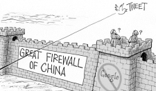 Gmail не любит Китай 