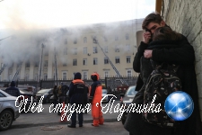 Горящее здание Минобороны полюбилось селфи-адептам